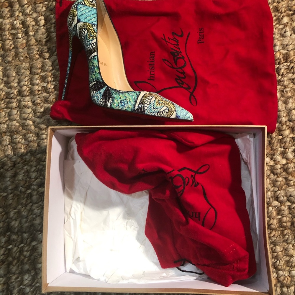 Christian Louboutin USA Python Mutli Color